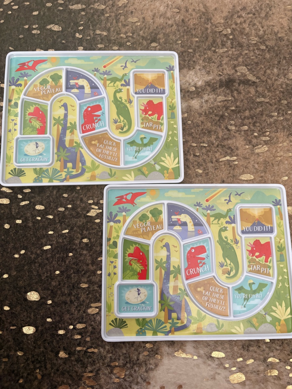 Dinosaur Plates for Kids - set of 2